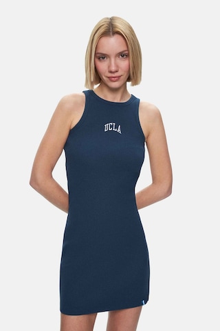 Ucla Bronwen Lacivert Nakışlı Askılı Standard Fit Kadın Elbise Lacivert