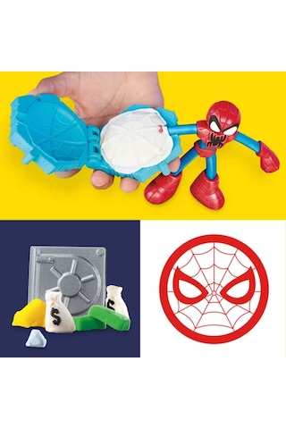 Play Doh Spiderman Fırlatma Ve Dilimleme Savaşı F9827 Nocolor-9963d4b3
