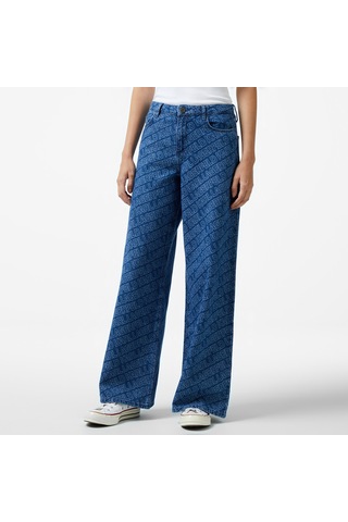 Karl Lagerfeld Kadın Mavi Pantolon-241w1100