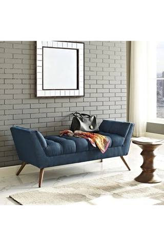 Anka Puf Bench Bank Mavi