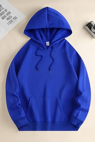 Vangogh Baskılı Oversize Sweatshirt Mavi