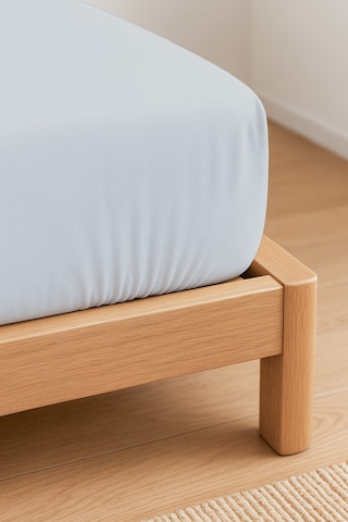 Purecomfort %100 Pamuk Ranforce Çift Kişilik Lastikli Çarşaf 160x200 Beyaz Açık Gri