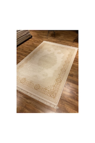 Milat Taç Mahal 1752 Krem-gold Halı Çok Renkli