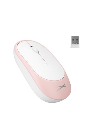 Altec Lansing Albm7314 Pembe 2.4ghz Usb 1200dpı Alkalin Pilli Kablosuz Mouse Diğer