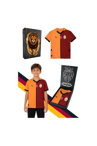 Gs Frm 047 779650 Galatasaray Home Jersey Replica J Kırmızı Unisex Çocuk Forma Uv Kutu Hediyeli Parçalı Uv