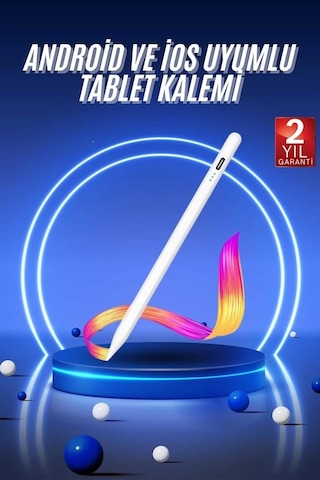 Yazı Çizim Kalemi Apple iOS Android Windows Uyumlu Tablet Telefon