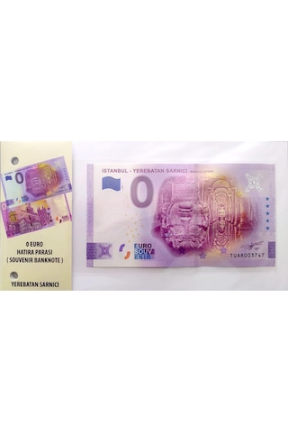 0 Euro Hatıra Ve Koleksiyon Parası - Yerebatan Sarnıcı Föylü