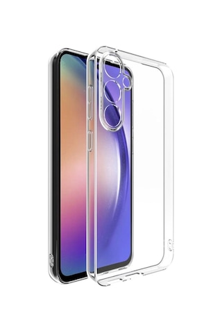 Logis Samsung Galaxy Uyumlu A16 Kılıf Süper Silikon Şeffaf Şeffaf