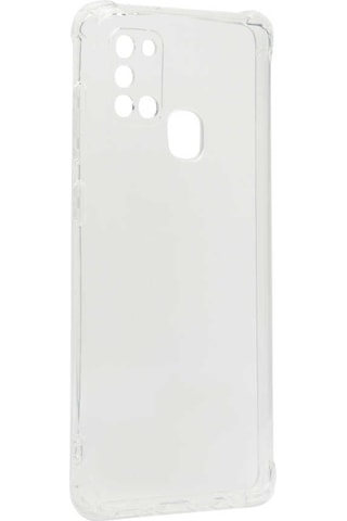 Mobilteam Galaxy Uyumlu A21s Kılıf Kamera Korumalı Nitro Anti Shock Silikon - Renksiz Renksiz
