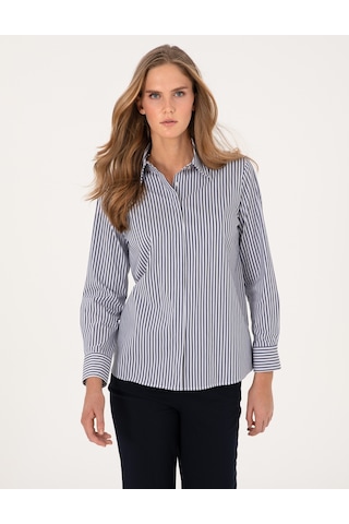 Pierre Cardin Kadın Mavi Gömlek Desenli 50314122-vr036 Mavi