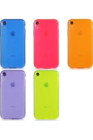 Apple Uyumlu iPhone XR 6.1 Kılıf Zore Mun Silikon-Mor