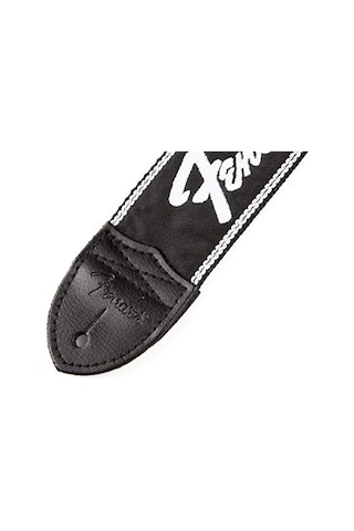 Fender Running Logo Siyah/beyaz Logo Gitar Askısı