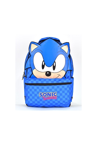 Sonic Erkek Çocuk Çok Gözlü Okul Sırt Çantası Mavi 2556