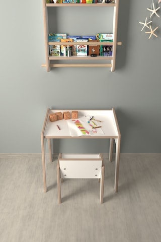Çocuk Oyun Ve Aktivite Masası Ve Sandalye Beyaz