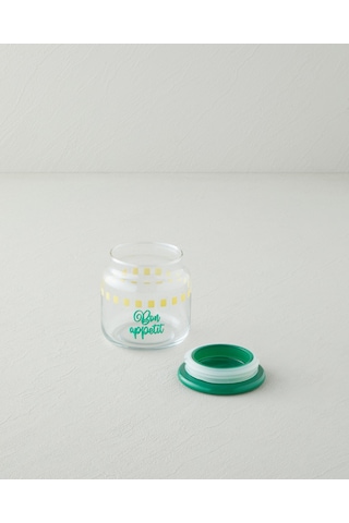 English Home Bon Appetit Cam Kavanoz 500 Ml Yeşil Yeşil