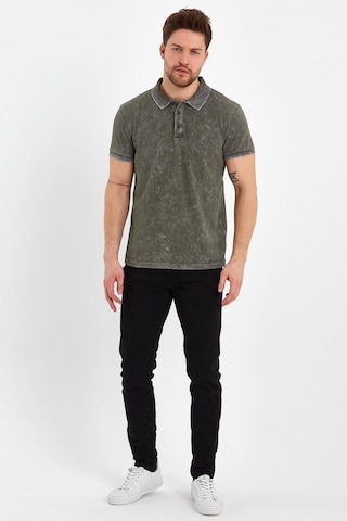 Erkek Polo Yaka T-shirt Haki