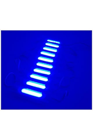 Ledwell Cob Ledli Mercekli Modül Led Mavi - 20Adet