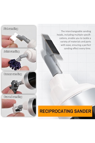 Youtek Hızlı Değiştirme Sistemli 2 Hızlı Şarjlı Titreşimli Zımpara Makinesi - Çok Fonksiyonlu Ve Ergonomik