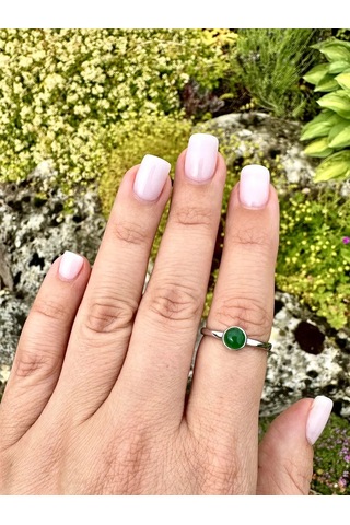 Elana Doğal Kristoprazlı Yüzük 151024255 Yeşil