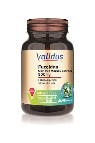 Fucoidan 500 Mg 30 Capsules Okinawa Mozuku Extract Drcaps