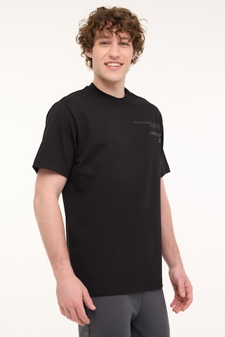 Lotto M-zalde Tee 5fx Siyah Erkek Kısa Kol T-shirt 000000000102012747 Siyah