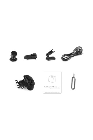 Teltree Siyah Mini Kamera: Hd 1080p, 6 Infrared Gece Görüşü, Hareket Algılama, Tf Kart Desteği 8-32gb - Araç/ev/güvenlik Kamera