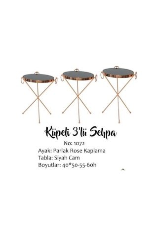 Zigon Lükens Model Parlak Roza Renk Kayın Klasik Ayak El Yapım