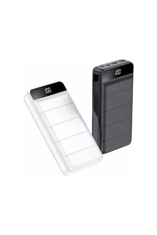 Powerbank 50.000 Mah Dijital Göstergeli Taşınabilir 4 Portlu Hızlı Powerbank Yeni Nesil Belirtilmemiş