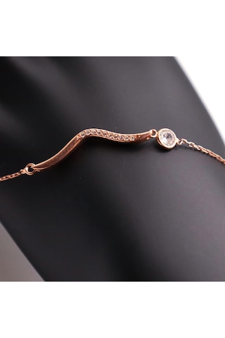 Agakulche Gümüş Taş Yılan Hayalet Bileklik Gümüş