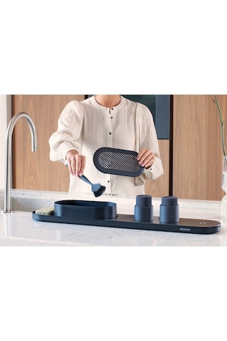 Brabantia Sınkstyle Infınıte Grey Lavabo Tezgah Düzenleyici Ve Kurutma Tepsisi Siyah