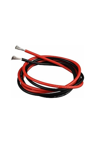 14 Awg Silikon Kablo 1 Metre Siyah