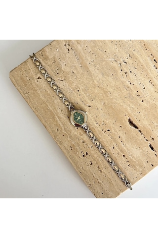 Velinor Silver Yeşil Saat