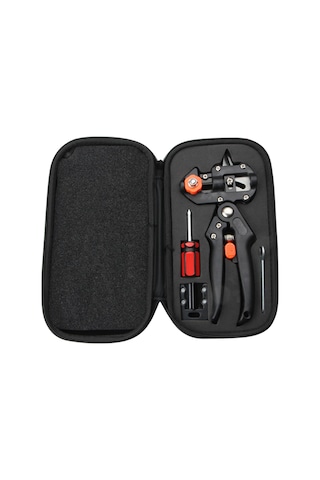 Qingmipy "profesyonel Aşı Makası Ve Budama Seti - Değiştirilebilir Bıçaklı 2'si 1 Arada Bahçe Aleti"