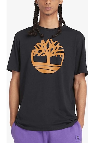 Timberland Tree Logo Short Sleeve Erkek Siyah T-shirt Tb0a2c2rp561 Siyah