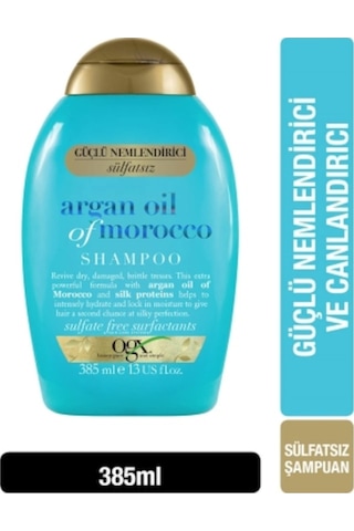 OGX Organix Argan Oil Of Morocco Ekstra Güçlü Nemlendirici ve Canlandırıcı Şampuan 2 x 385 ML