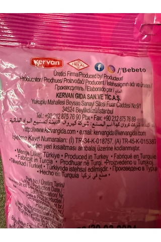 Bebeto Tırtıl Yumuşak Şekerleme 1 KG