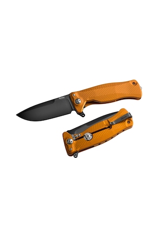 Lionsteel Sr22 Aluminium Orange Black Blade Kamp Çakı Çok Renkli