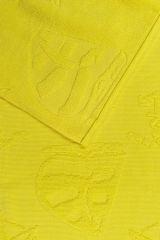 Hızlı Kuruyan Plaj Havlusu %100 Pamuk Yellow Marine Dokuma Plaj Havlusu - Sarı 8846366