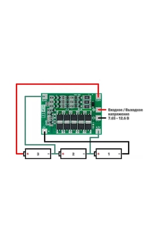 Goujon Pil Koruma Kartı Bms 3s 40a 12.6 Li-ion İçin 233059841