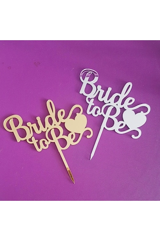 Gold Altın Sarısı Bride To Be Ayna Pleksi Bekarlığa Veda Partisi