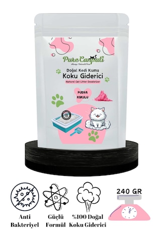 Purecanpati Kedi Kumu Koku Giderici Pudra Kokulu 240 Gr