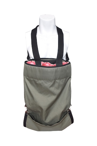 Monyee Askeri Yeşil Hasat Apronu, 600d Oxford Kumaş, Büyük Kapasiteli Sebze Meyve Toplama Çantası, Bahçe Çiftlik İçin Dayanıklı