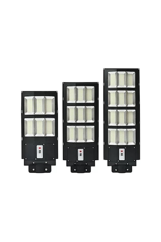 300w Solar Hareket Sensörlü Bahçe Aydınlatması 6 Led Panel Lamba, Güneş Enerjili, Kumandalı 3modlu