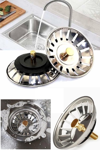 2 Adet Çöpmak Paslanmaz Çelik Sifon Süzgeci 8 Cm Lavabo Evye Süzgeci Lavabo Gider Süzgeci 2 Adet Çöpmak Paslanmaz Çelik Sifon Süzgeci 8 Cm Lavabo Evye Süzgeci Lavabo Gider Süzgeci