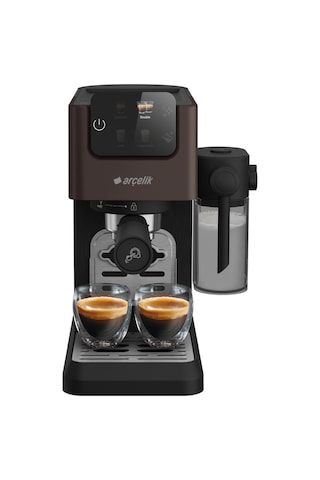 Arçelik Uyumlu Imperium Barista Em 6450 Kapsüllü Yarı Otomatik Espresso Makinesi Siyah