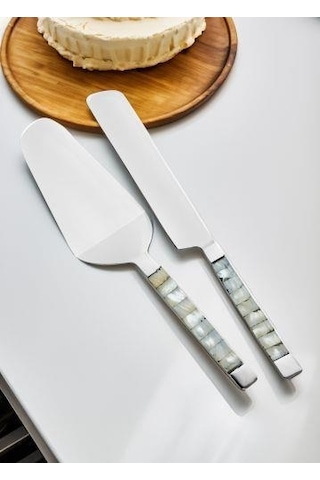 The Mia Pearl Pasta Servis Takımı White 2 Parça Ckb0174