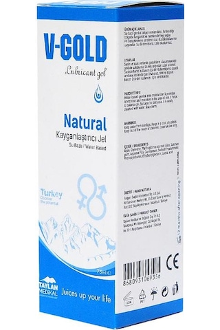 V-Gold Kayganlaştırıcı Jel Natural 75 ML