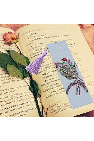 Teltree El Yapımı 5d Pırlanta Boyama Kitabı Ayracı - Renkli Deri Ve Püsküllü Sanat Seti, Hediye İçin İdeal Diğer