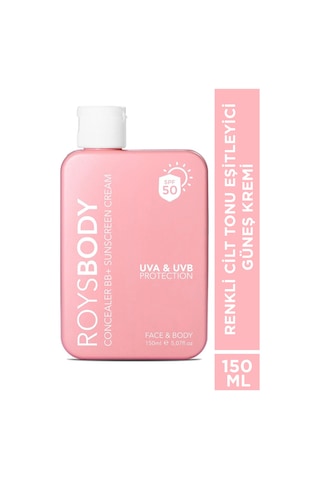 Roys Beauty Renkli Cilt Tonu Eşitleyici Güneş Kremi SPF50 150 ML