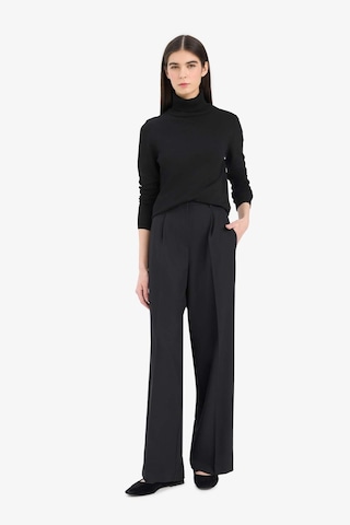 Defacto Regular Fit Yarım Balıkçı Yaka Kazak E8498ax25wnbk27 Siyah
